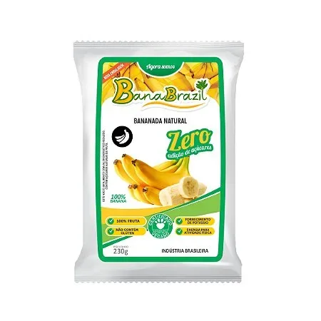 Bananada banabrazil natural zero açucar 130g
