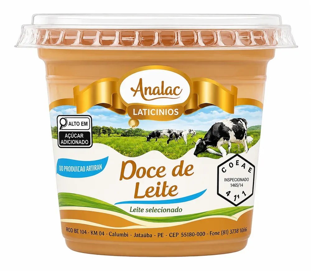 Doce de leite analac 450g