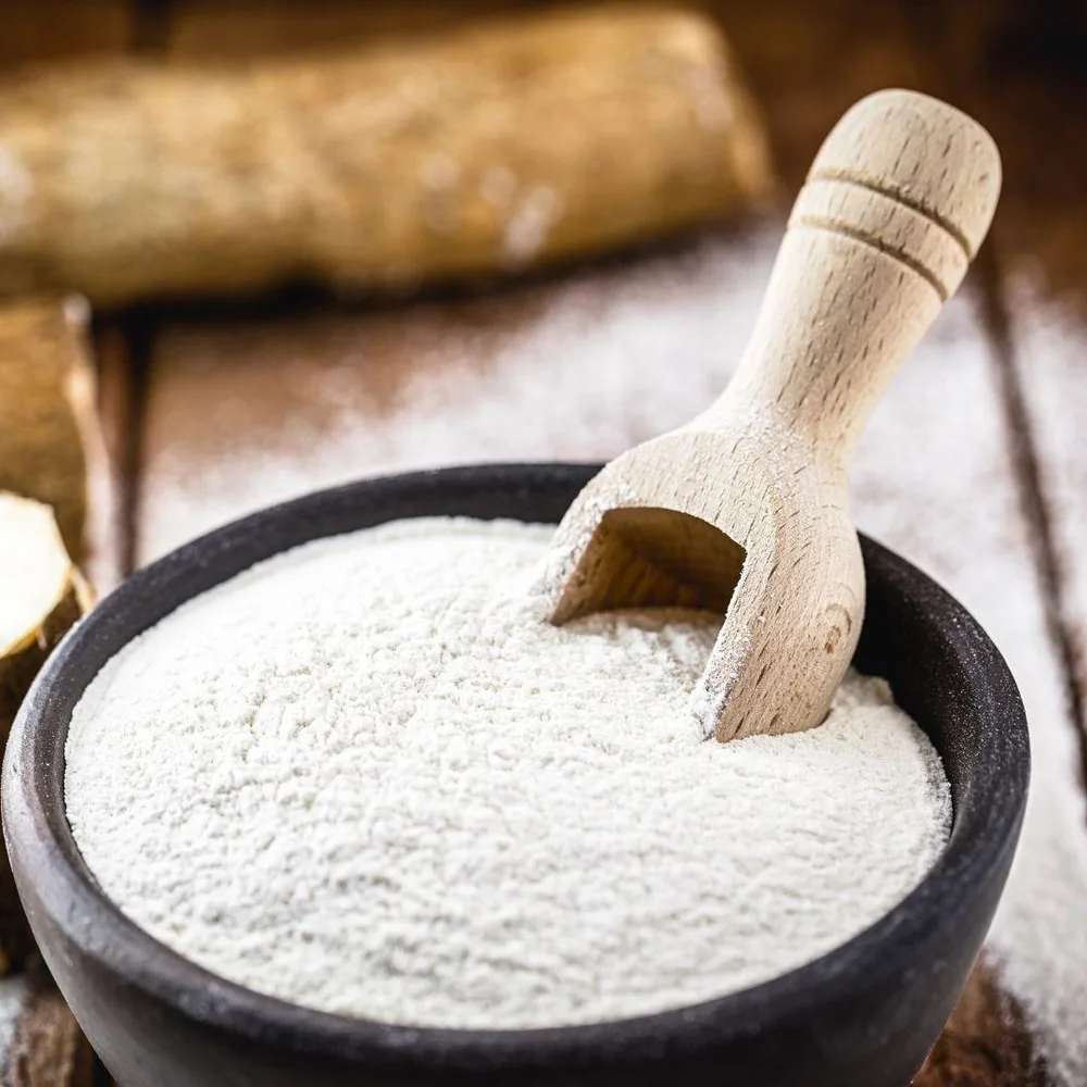 Farinha de mandioca branca fina