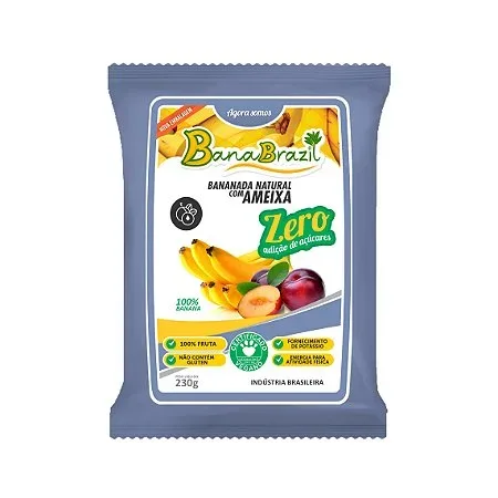 Bananada banabrazil ameixa zero açucar 130g